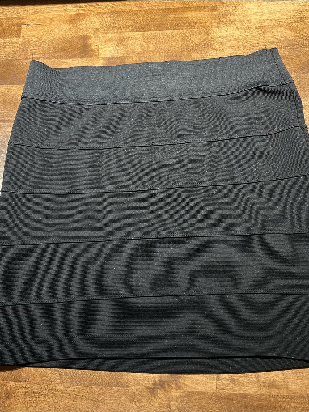 Stooshy Black Bandage Pencil Skirt